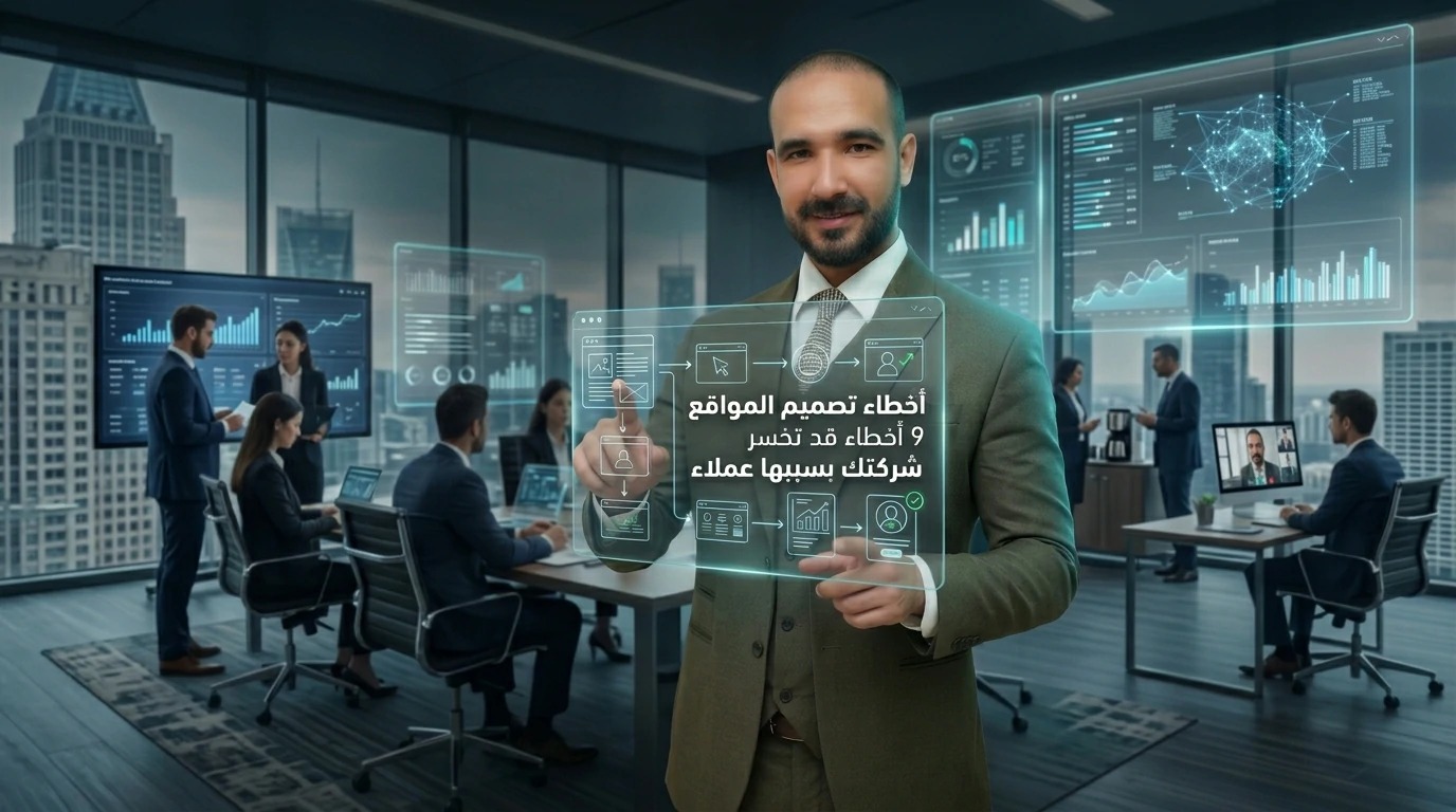 أخطاء تصميم المواقع | 9 أخطاء قد تخسر شركتك بسببها عملاء